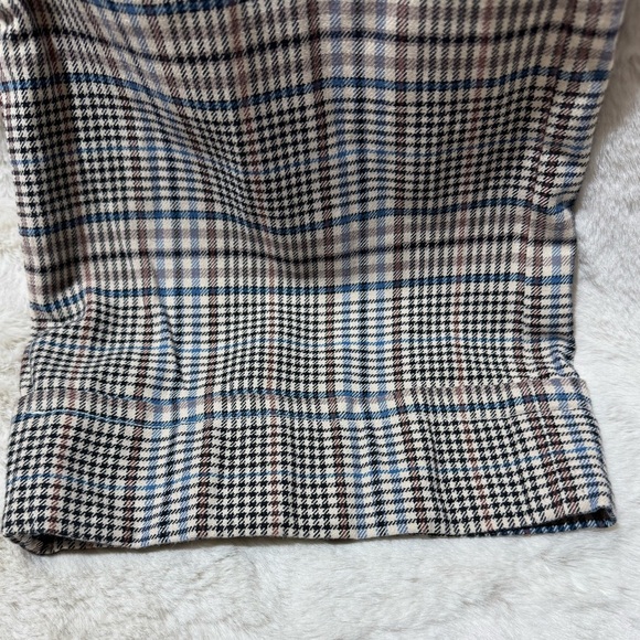 Lauren Ralph Lauren Plaid Trouser Wide Pants size 8 - Picture 8 of 13